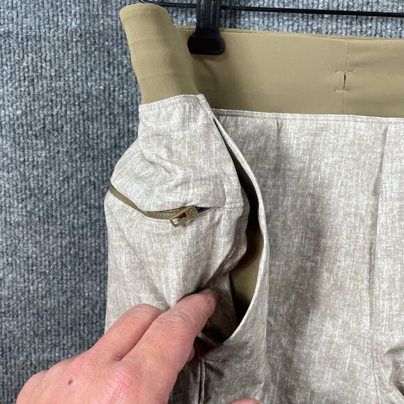 Lululemon T.H.E. Short 9" Liner Shorts Men's Large Beige Activewear Wicking - Picture 6 of 10